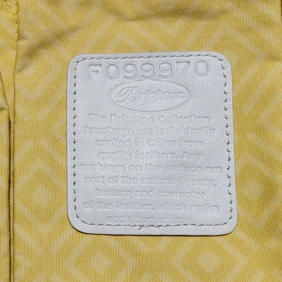 Brighton Cabana Leather Crossbody Bag With Hidden Wallet - Picture 10 of 13